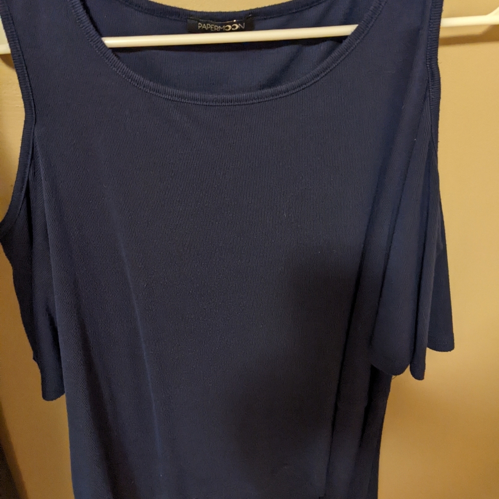 Navy blue blouse